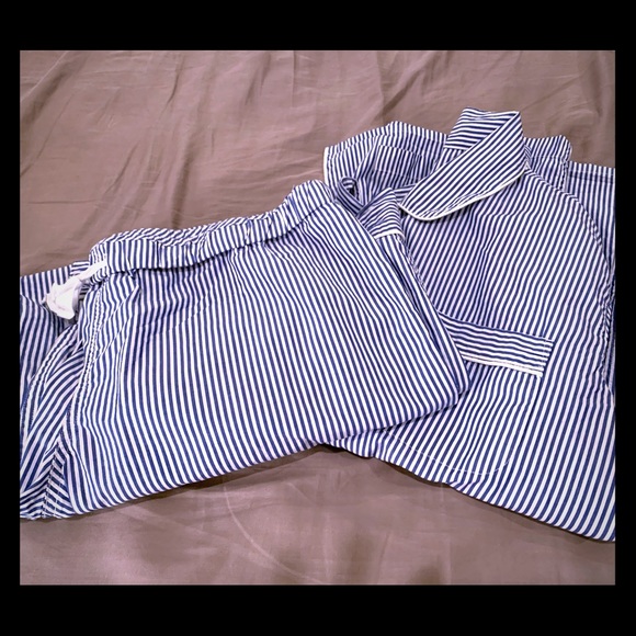 J. Crew Other - J. Crew pajama set, pinstripe, size L